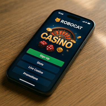 Robocat Casino - Mobile Platform - Responsive Design